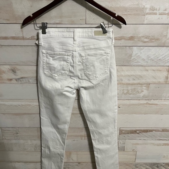 NWT AG white Mari high rise jeans size 24 - Picture 6 of 10